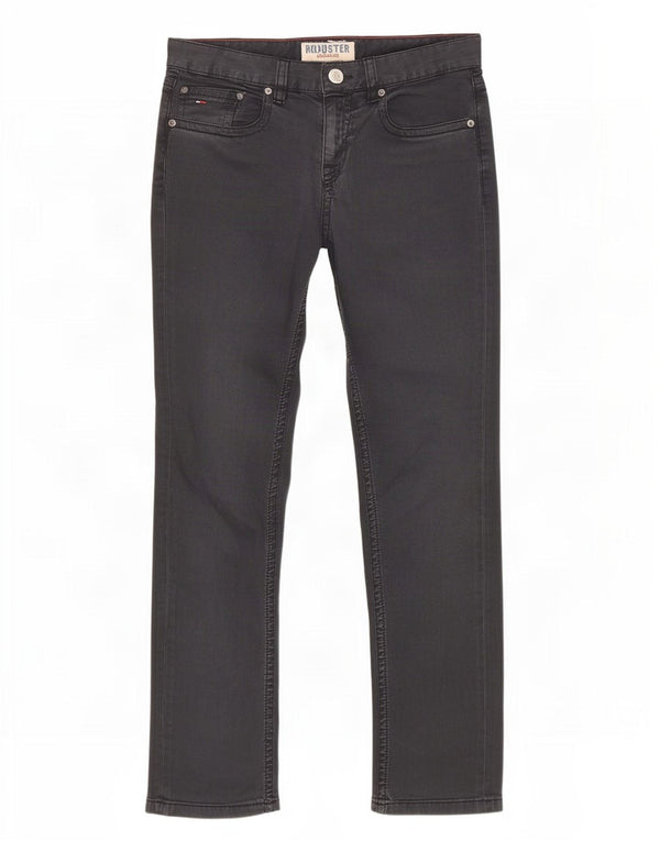 Pantaloni casual slim da donna Tommy Hilfiger W29 L32 cotone grigio