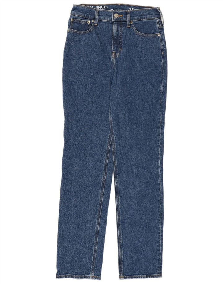 J. CREW Lige jeans til kvinder W25 L30 Blå