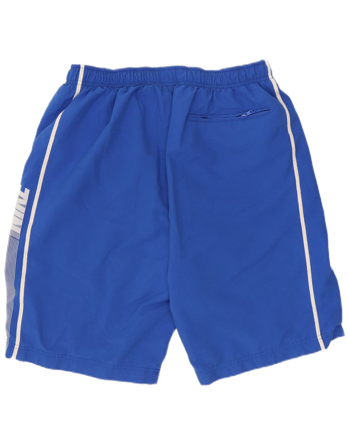 Nike Herre grafiske sportsshorts XL blå polyester