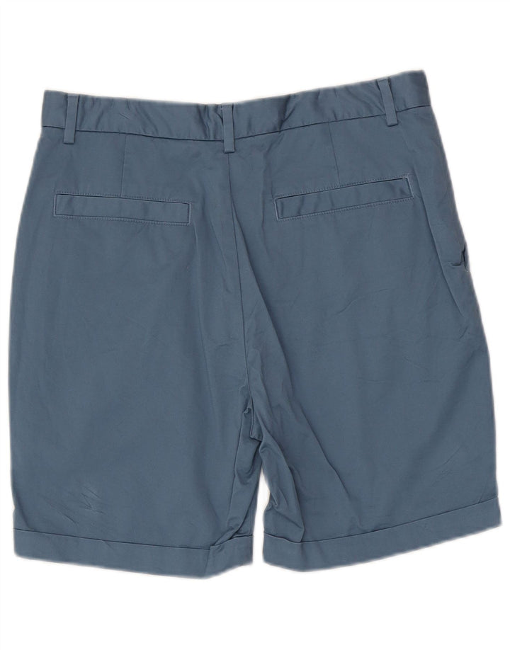 Zara Herre Chino Shorts EU 40 Medium W31 Blå Bomuld