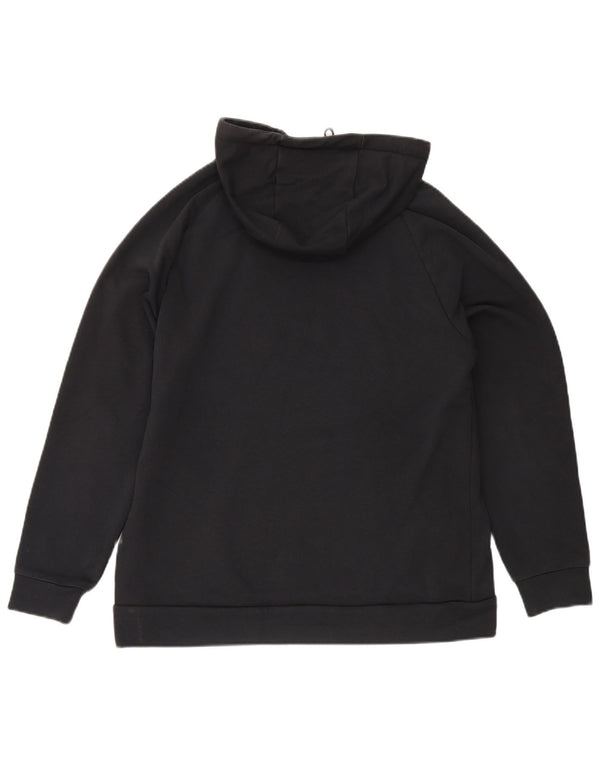 Męski sweter z kapturem Nike Dri Fit Standard, duży, czarny, bawełniany