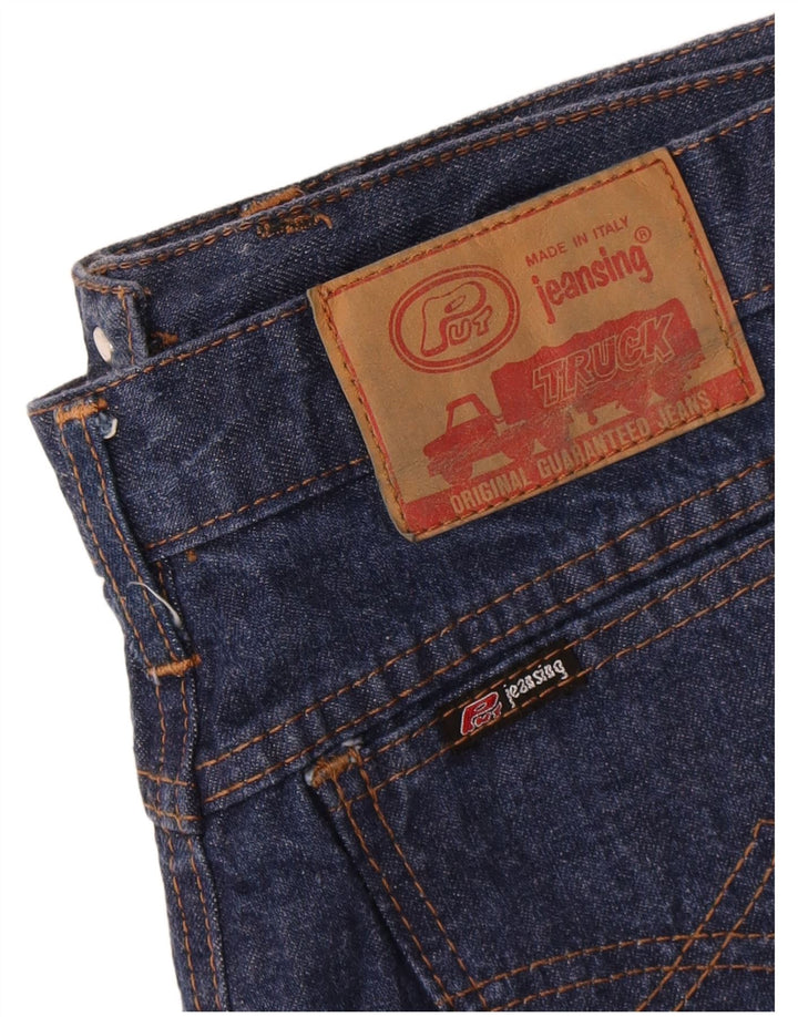 Vintage denimnederdel til kvinder W30 Medium Navyblå