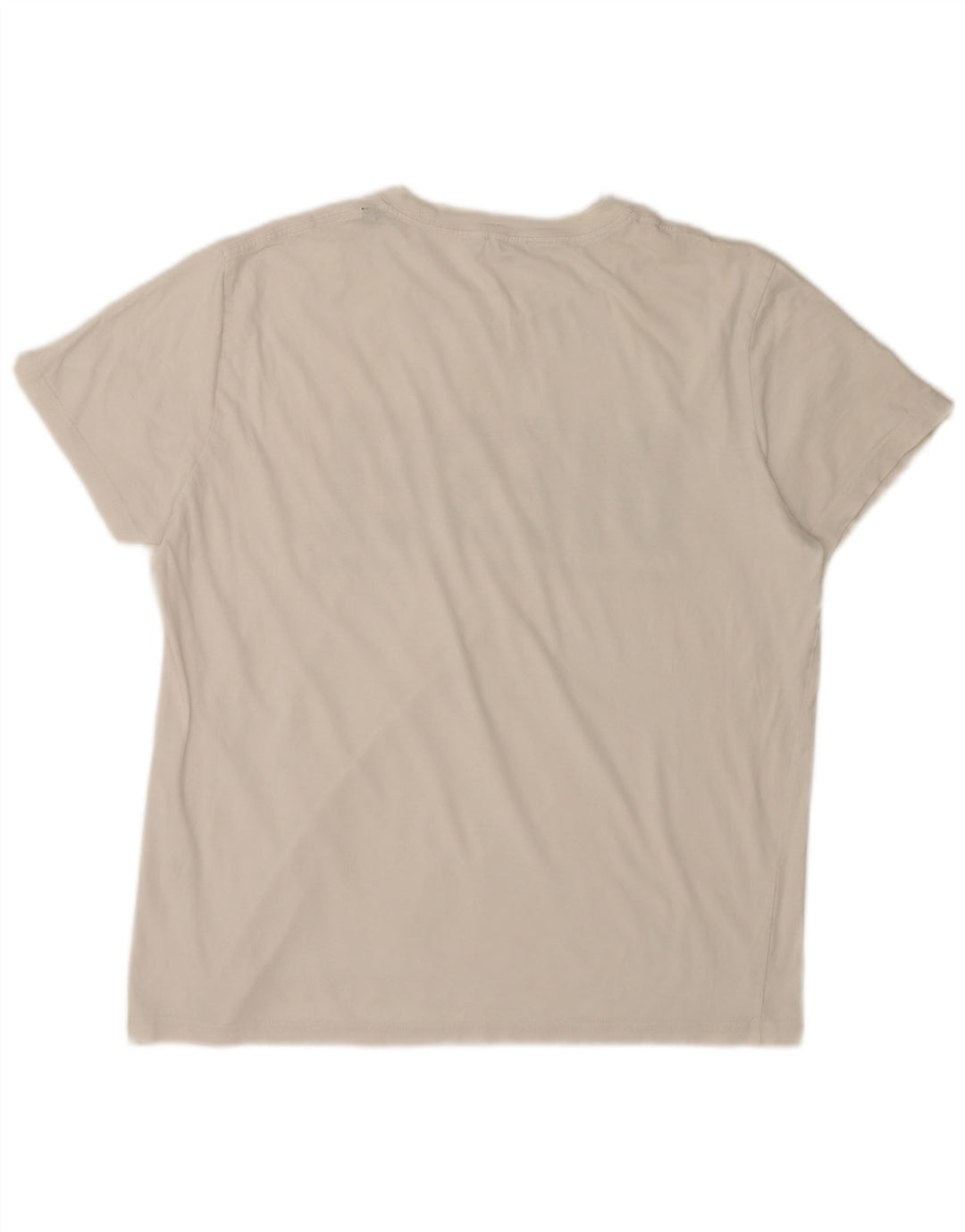 Diesel Mens Graphic T-Shirt Top Large Off White