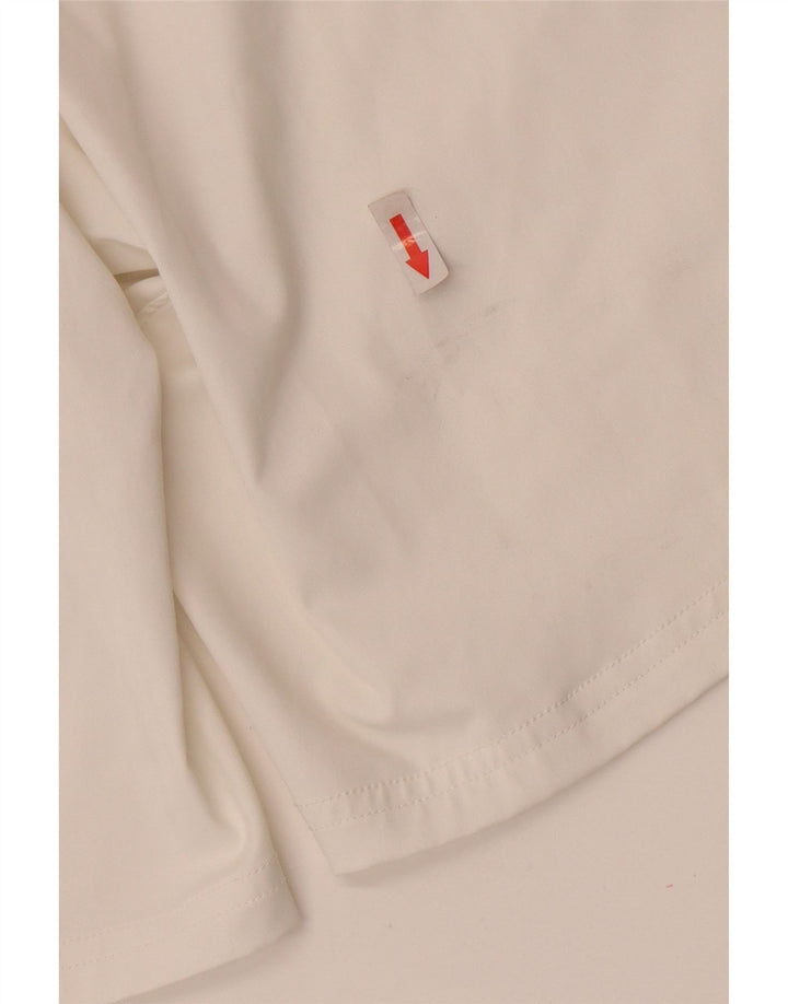 Pantaloncini chino Nike Dri Fit da uomo medi W30 poliestere bianco