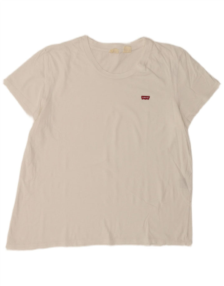 Levi's Womens T-Shirt Top UK 18 XL White