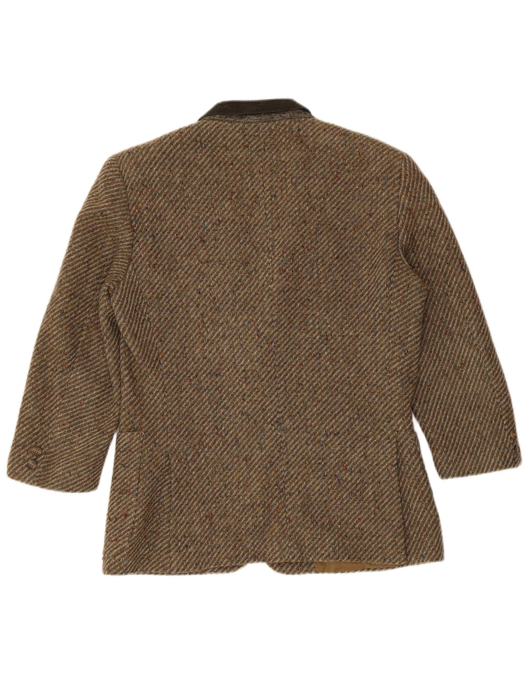 Valentino Womens 2 Button Blazer Jacket UK 16 Large  Khaki Herringbone