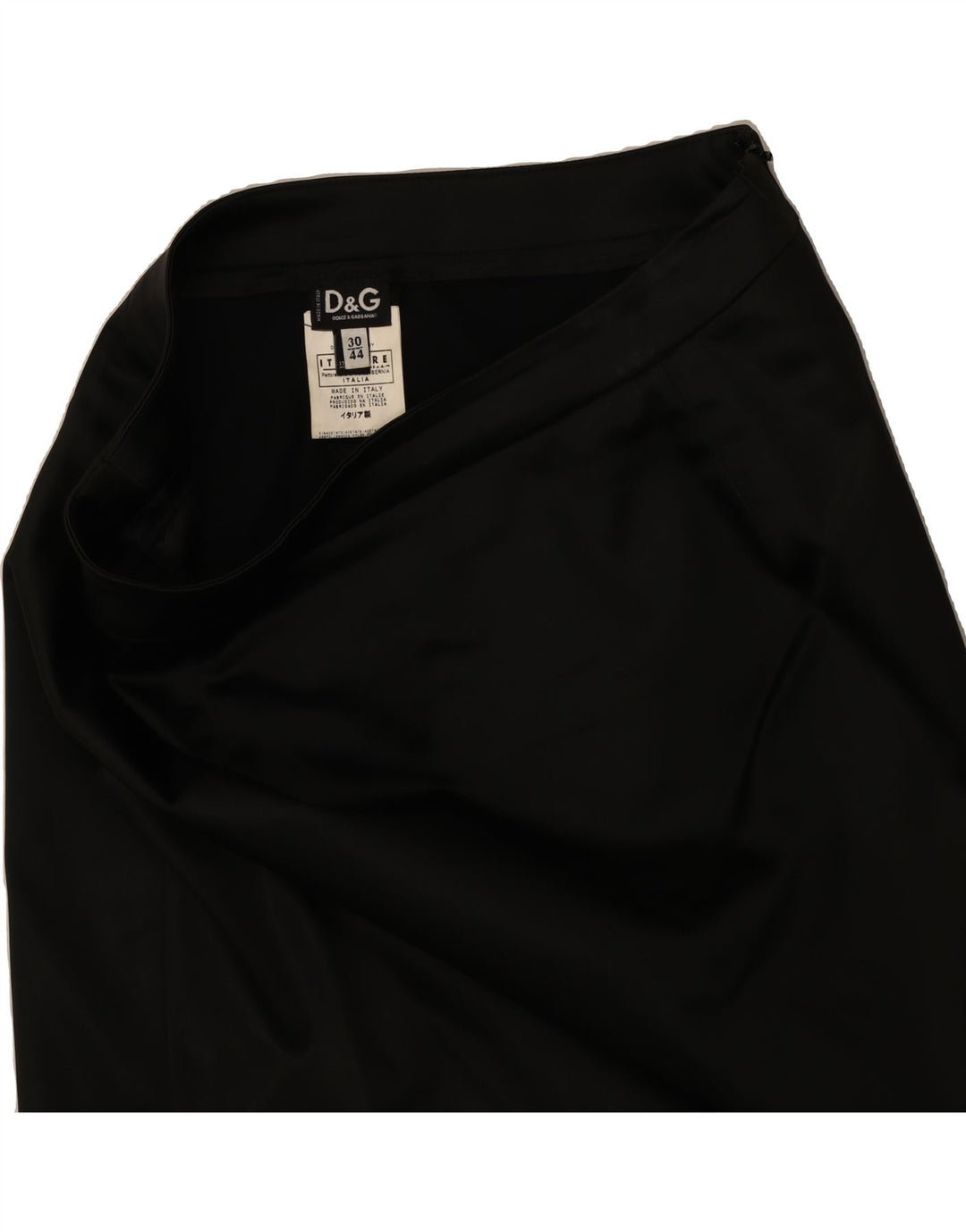 DOLCE & GABBANA Womens Straight Skirt W30 Medium Black Acetate Vintage Dolce & Gabbana and Second-Hand Dolce & Gabbana from Messina Hembry 