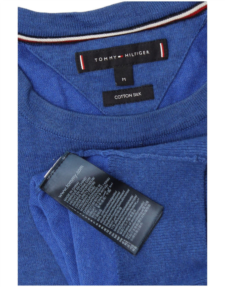 Tommy Hilfiger Herre Crew Neck sweater mellemblå bomuld