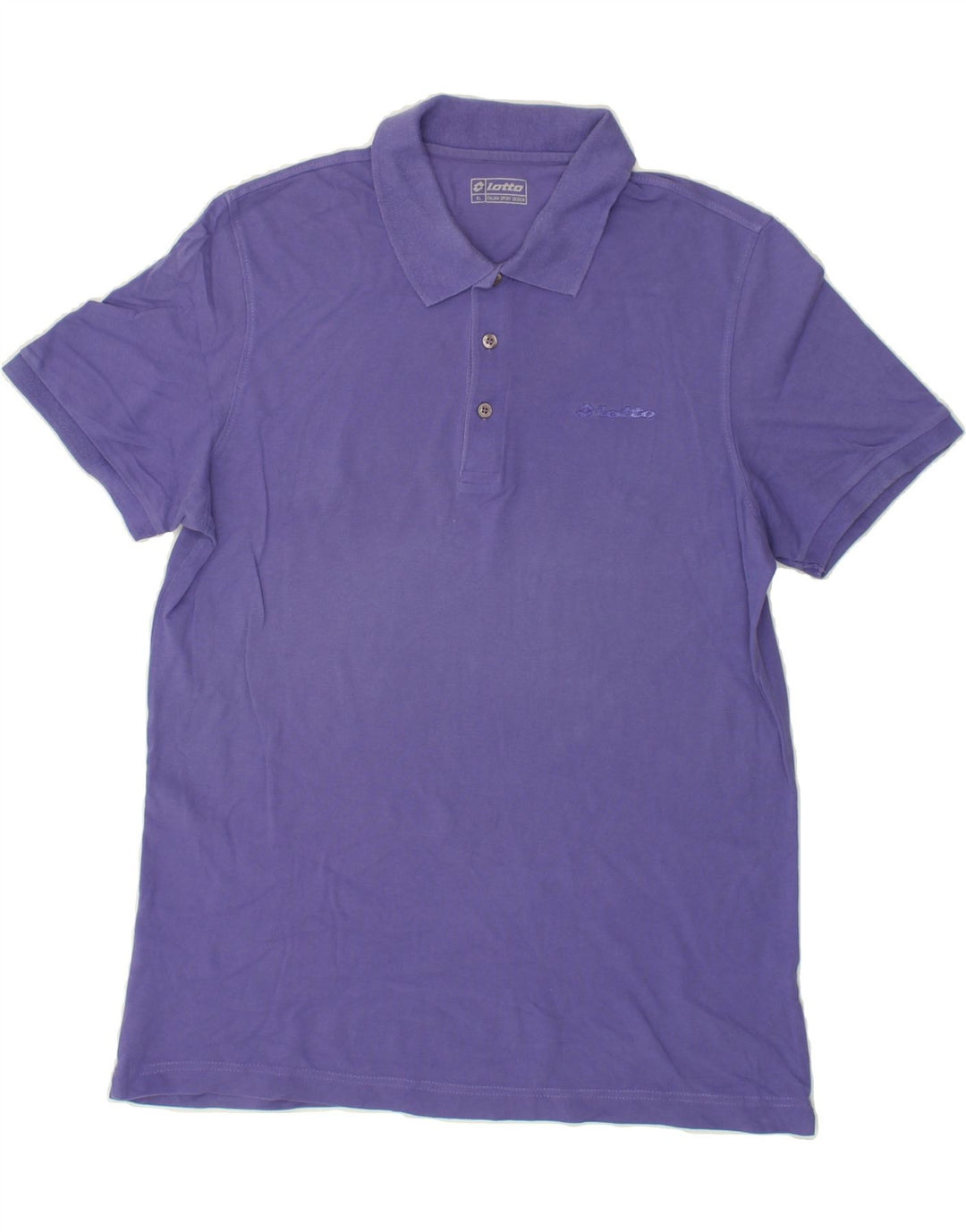 LOTTO Mens Polo Shirt XL Purple Cotton Vintage Lotto and Second-Hand Lotto from Messina Hembry 