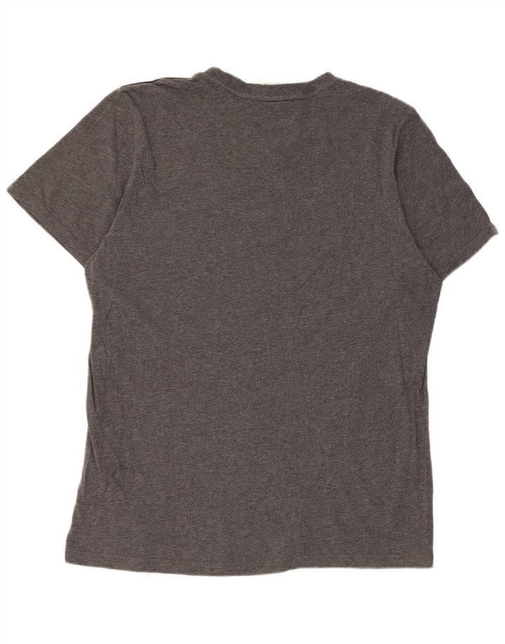 Adidas T-Shirt Homme Haut Large Gris Coton