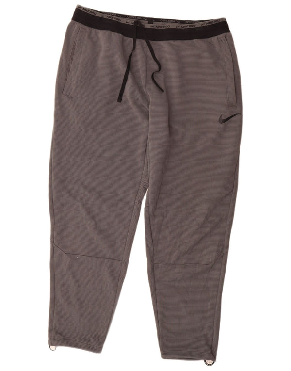 Pantaloni da tuta Nike Dri Fit da uomo 2XL Poliestere color block grigio