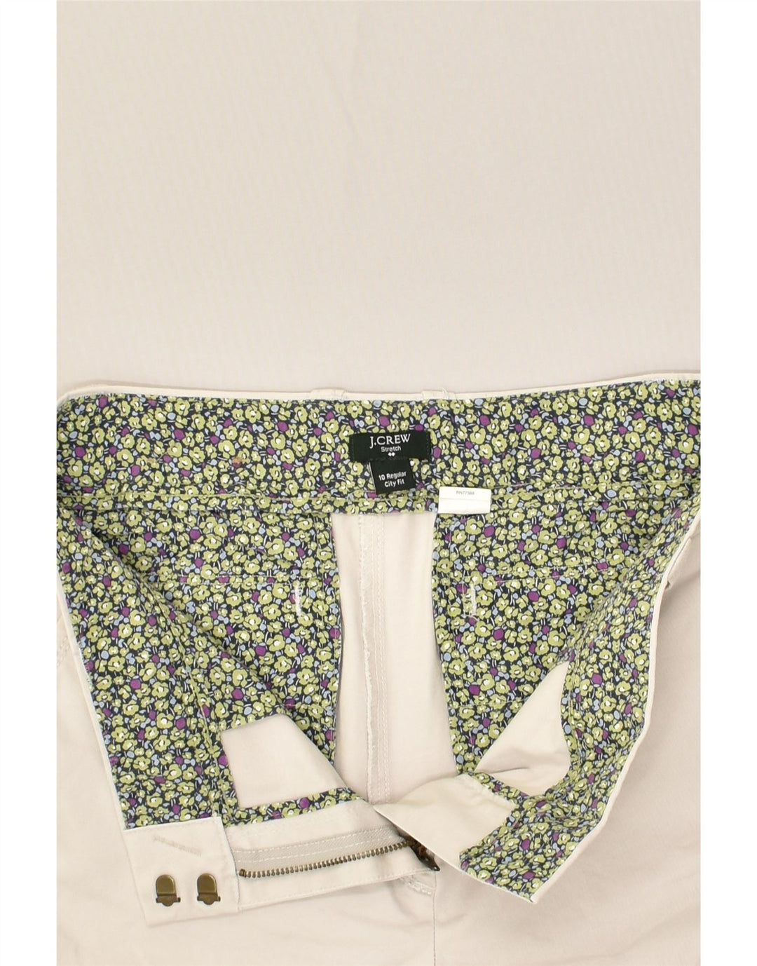J. CREW Womens Regular Fit Chino Shorts US 10 Large W32 White Cotton | Vintage J. Crew | Thrift | Second-Hand J. Crew | Used Clothing | Messina Hembry 