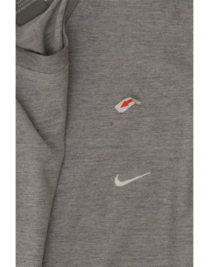 Nike Mens T-Shirt Top Large Grey