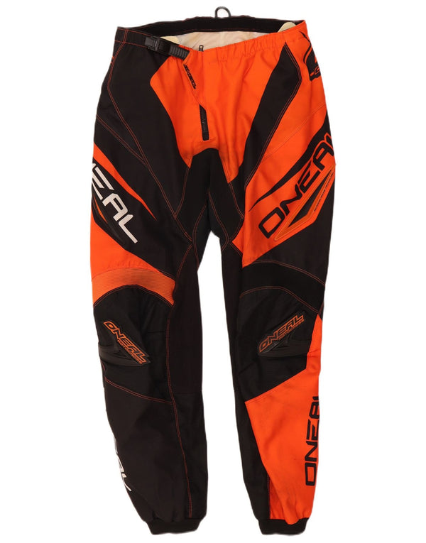 Calça masculina O'Neal Graphic Moto Racer W32 L29 laranja colorblock
