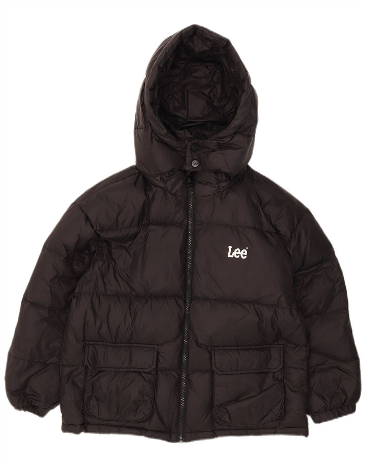 Lee Boys Hooded Padded Jacket 12-13 Years Black