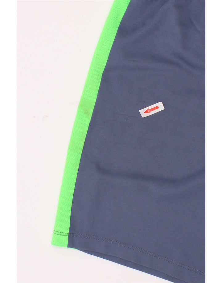 Nike Boys Sports Shorts 12-13 år Large Blue Colourblock Polyester