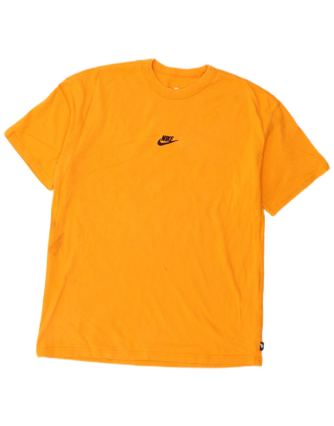 Nike Mens Loose Fit T-Shirt Top Medium Orange Cotton
