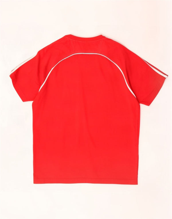 Champion Herren-T-Shirt mit Grafik, Größe L, Rot, Farbblock