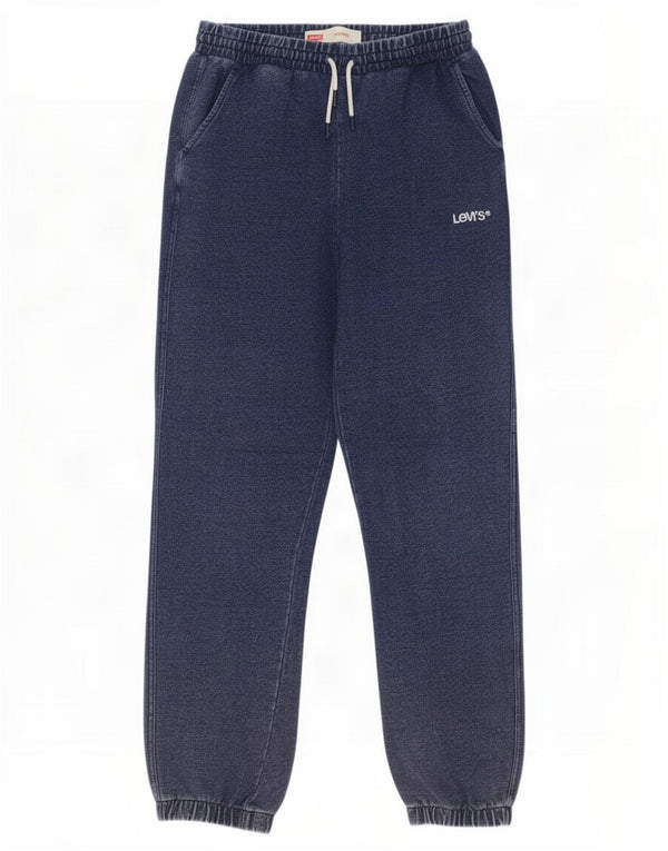 Pantaloni da jogging Levi's per ragazzi 13-14 anni W26 L30 cotone blu navy