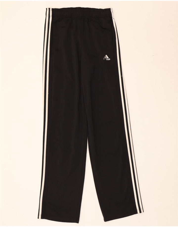 Adidas Mens Tracksuit Trousers Small Black Polyester