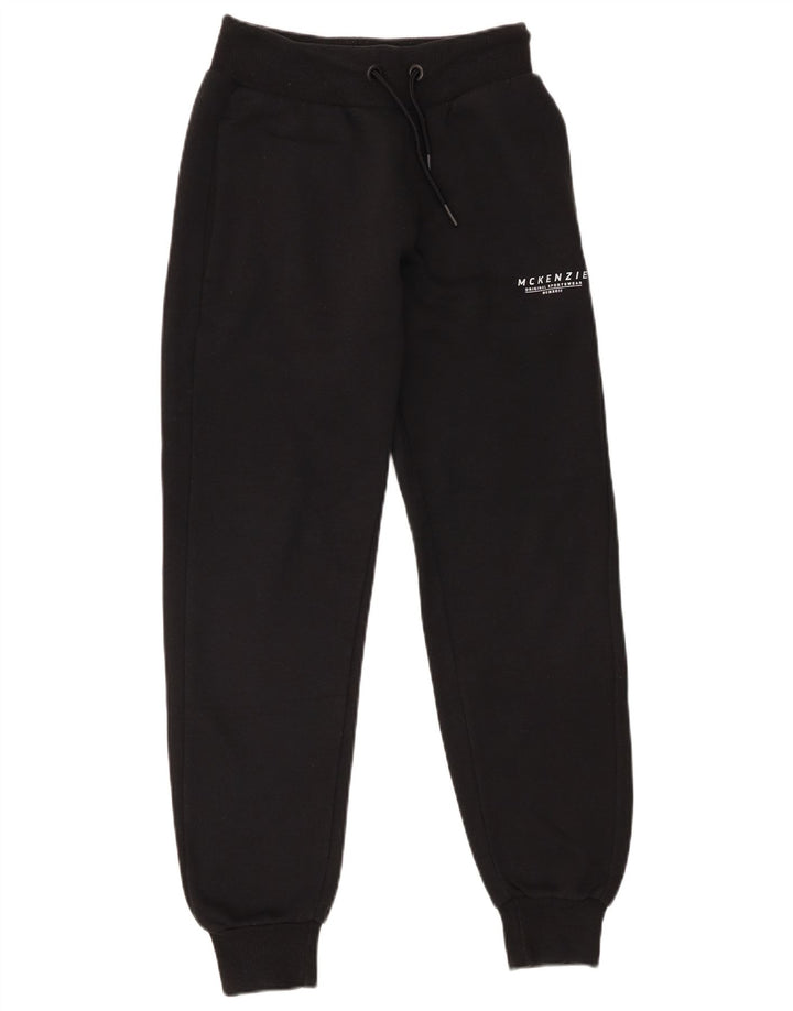 Mckenzie Mens Tracksuit Trousers Joggers Small  Black Cotton