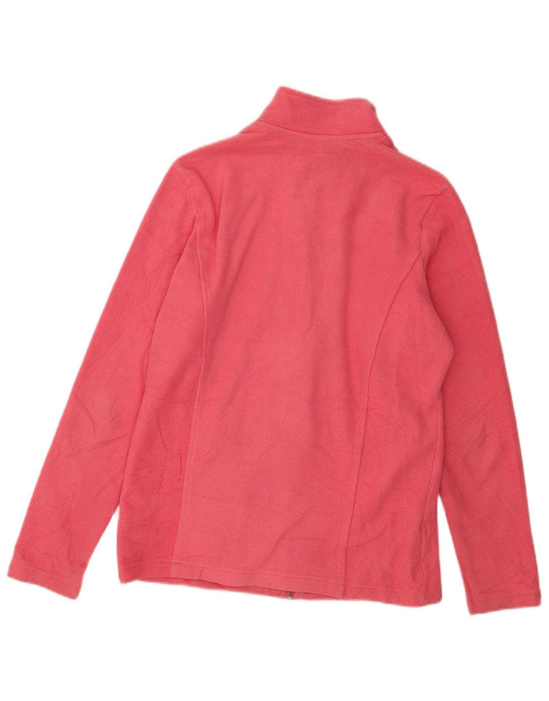 Marks & Spencer Womens Fleece Jacket UK 10 Small Pink Polyester