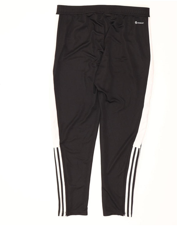 Pantaloni da tuta da uomo Adidas XL Sport in poliestere color block nero