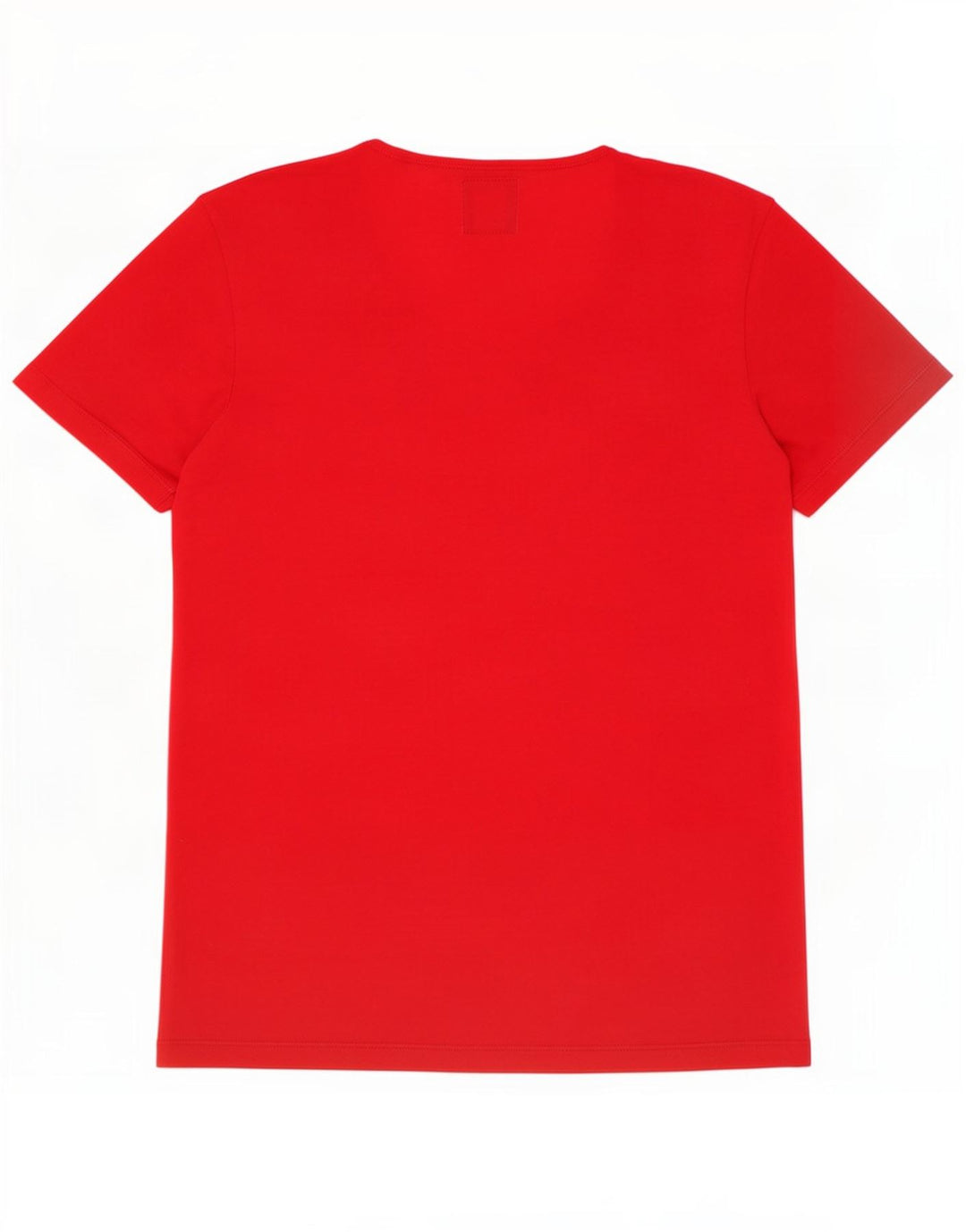 Zara Hombre Camiseta Gráfica Top Medio Rojo