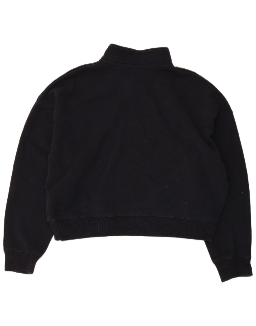 Superdry Sweat-shirt court surdimensionné pour femme UK 16 Large Bleu marine