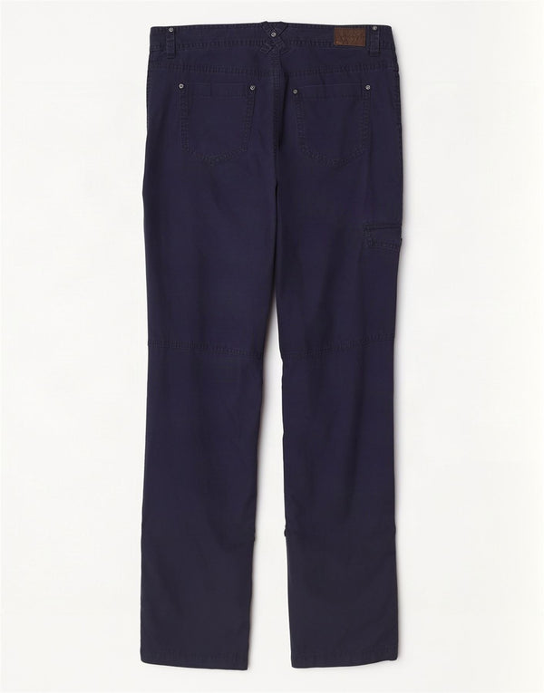 Tommy Hilfiger Womens Straight Cargo Trousers US 4 Small W30 L31 Navy Blue