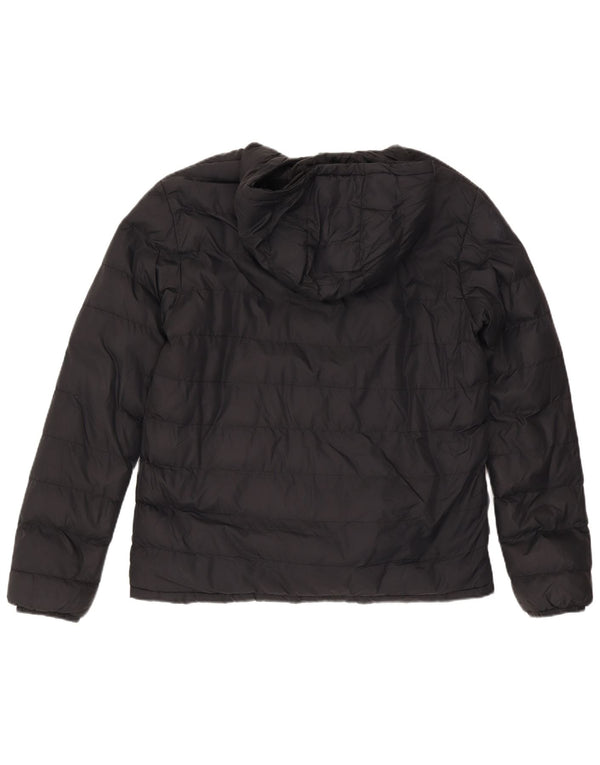 Chaqueta acolchada con capucha para hombre Mountain Warehouse UK 40 Large Nylon negro