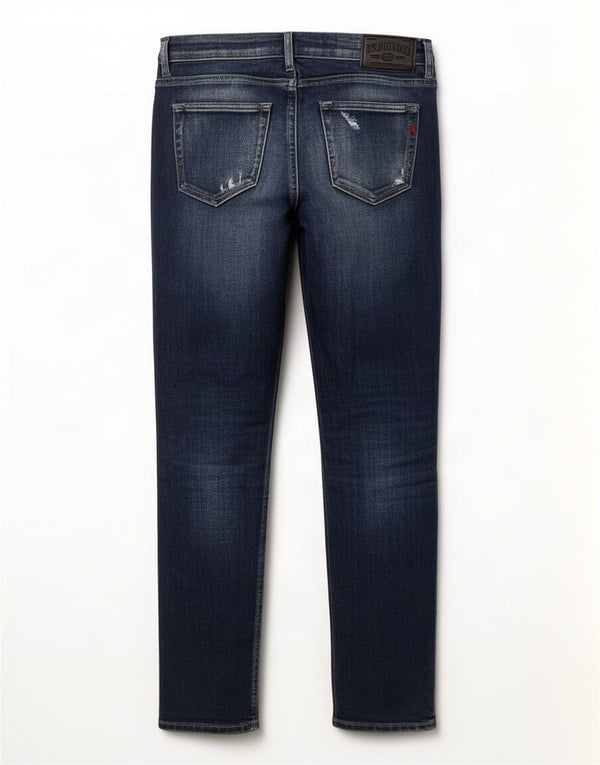 Replay Dame Katewin Distressed Skinny Jeans W25 L28 Blå Bomuld