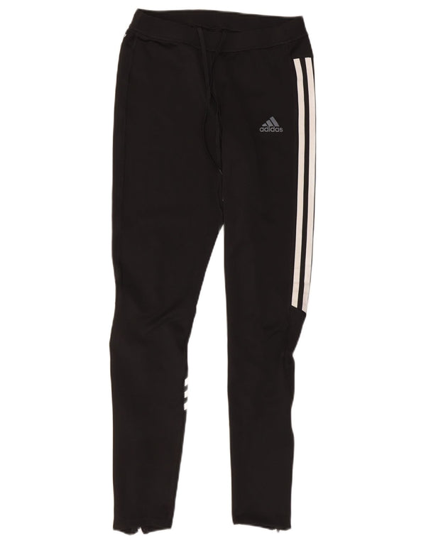 Adidas Damen Aeroready Leggings UK 12 Medium Schwarz Polyester
