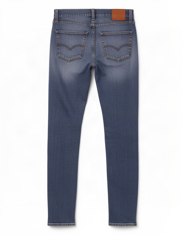 Levi's Herre 512 Slim Tapered Jeans W31 L34 Blå Bomuld