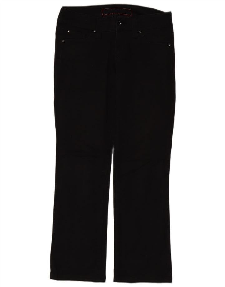 Guess Womens Bootcut Jeans W28 L29 Black Cotton