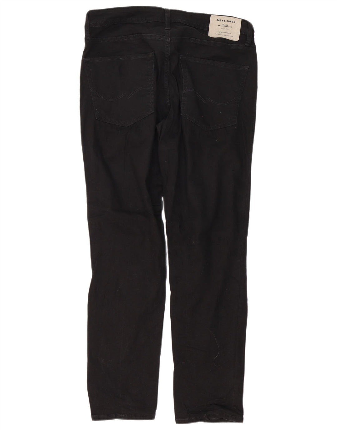 Jack & Jones Herre Tim Slim Jeans W32 L32 Sort Bomuld