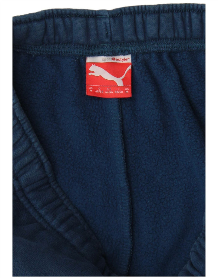 PUMA Herre grafisk træningsdragt Bukser Joggers Medium Navy Blue