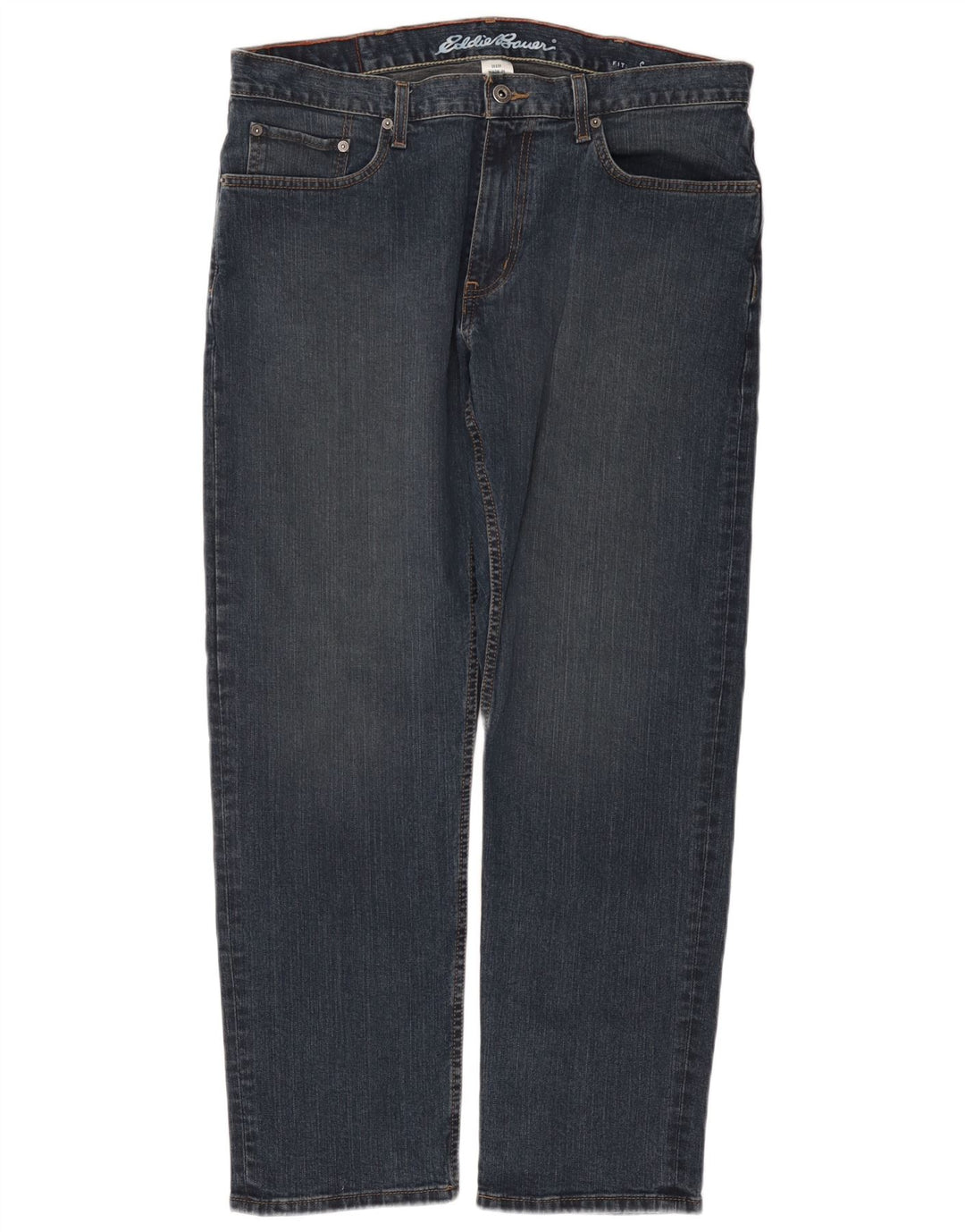 EDDIE BAUER Mens Straight Jeans W36 L30 Blue