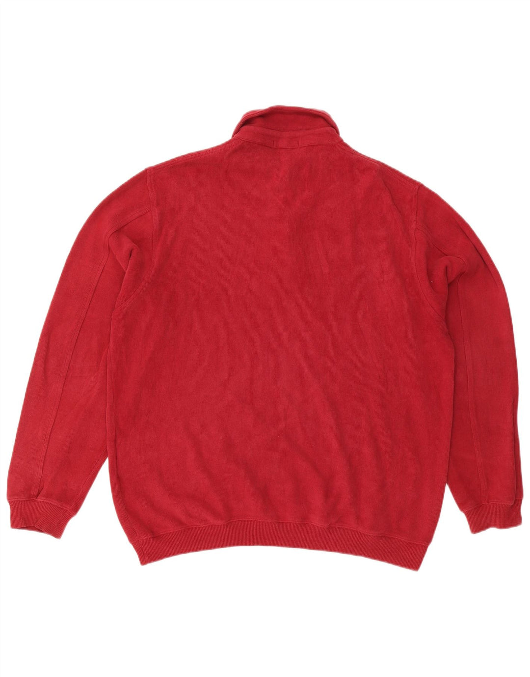 Gant Herren-Polo-Pullover aus mittelroter Baumwolle