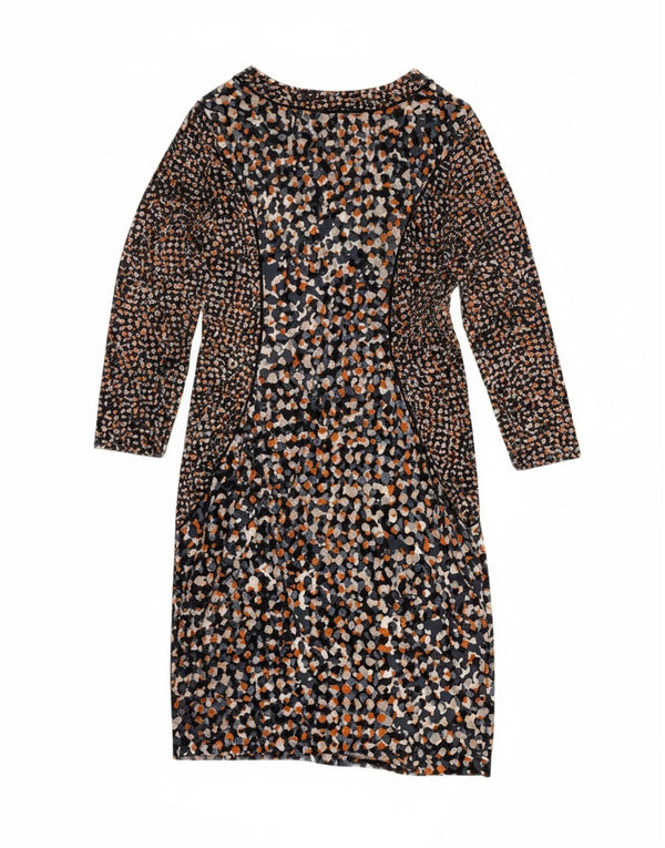 BCBGMAXAZRIA Womens Sheath Dress UK 14 Medium Multicoloured Flecked