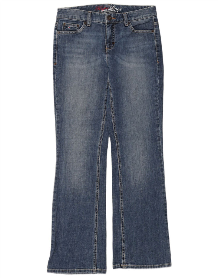TOMMY HILFIGER Womens Bootcut Jeans US 4 Small W30 L32 Blue