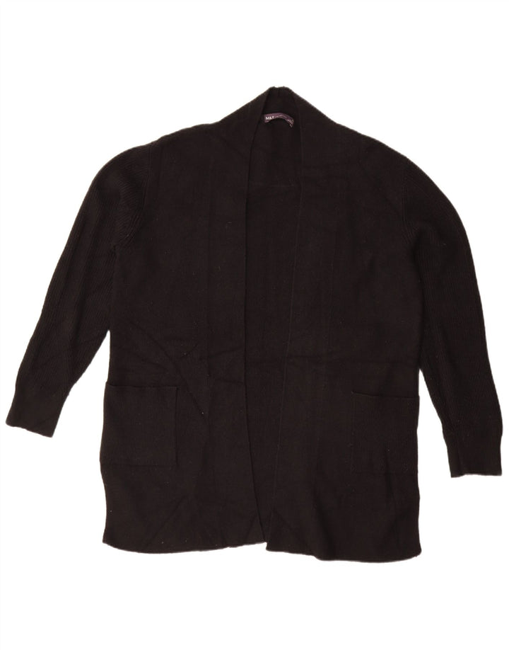 Marks & Spencer Pull cardigan ouvert surdimensionné pour femme UK 14 Large Noir