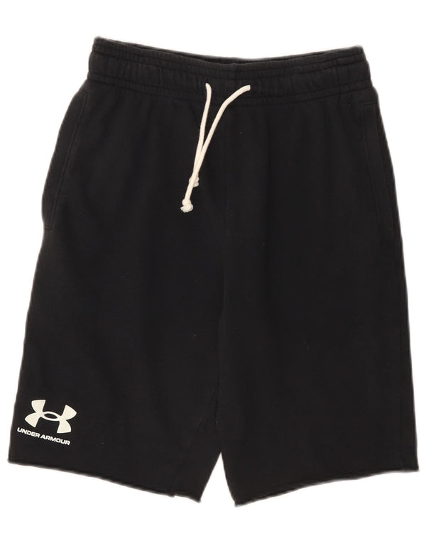 Pantaloni scurți sport grafic Under Armour pentru bărbați, mici, negri