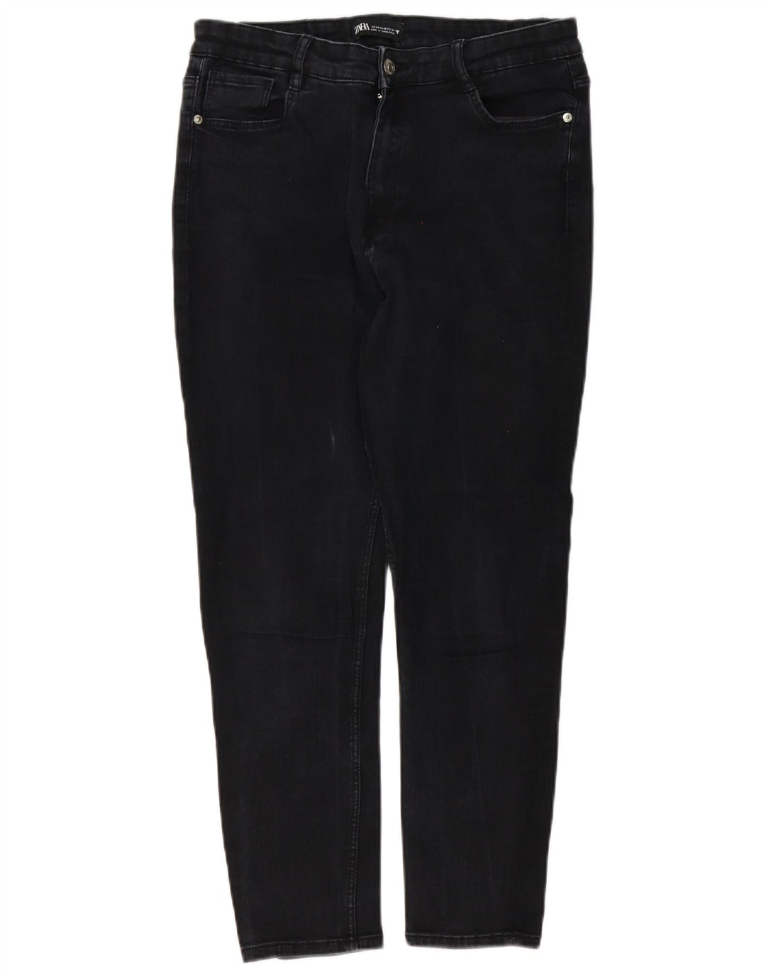 Zara Dame Slim Jeans EU 44 XL W34 L26 Sort