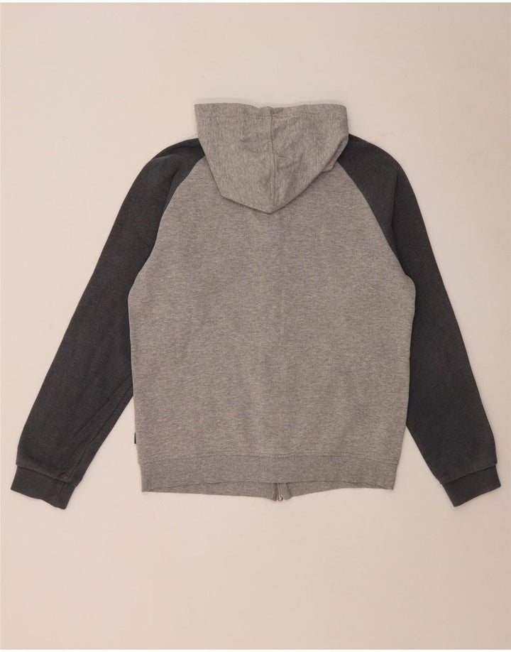 Adidas hættetrøje med lynlås til mænd Medium Grey Flecked Bomuld