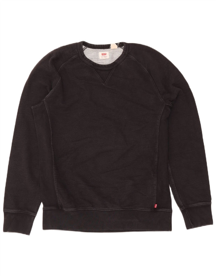 Męski sweter Levi's, średniej wielkości, czarny, bawełniany