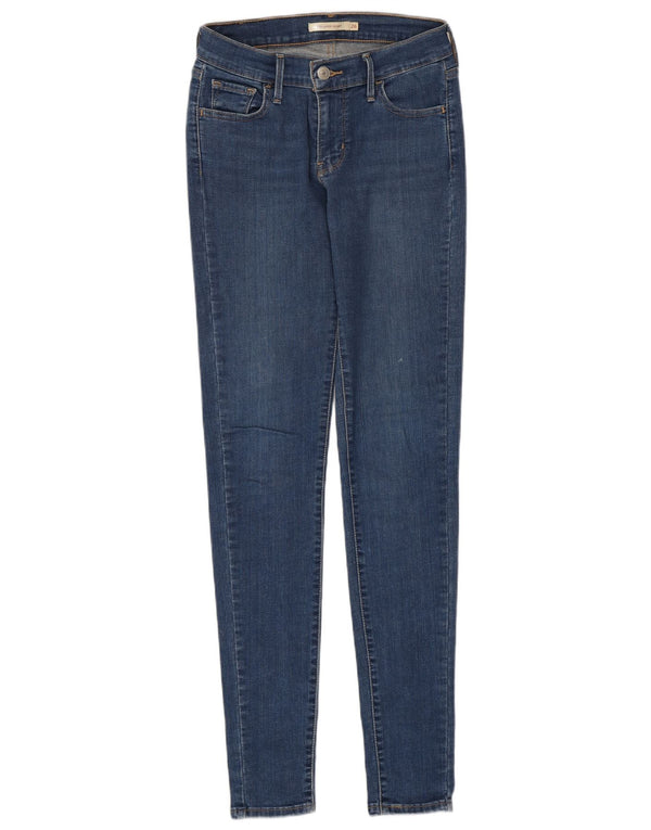 Blugi Levi's 710 Super Skinny pentru femei W26 L32 Bumbac albastru