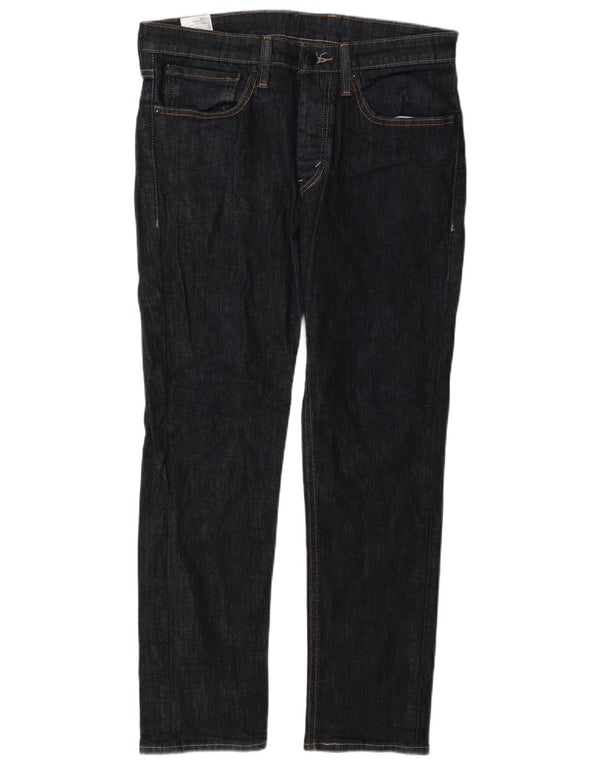 Levi's Mens 511 Slim Jeans W34 L30 Navy Blue Cotton