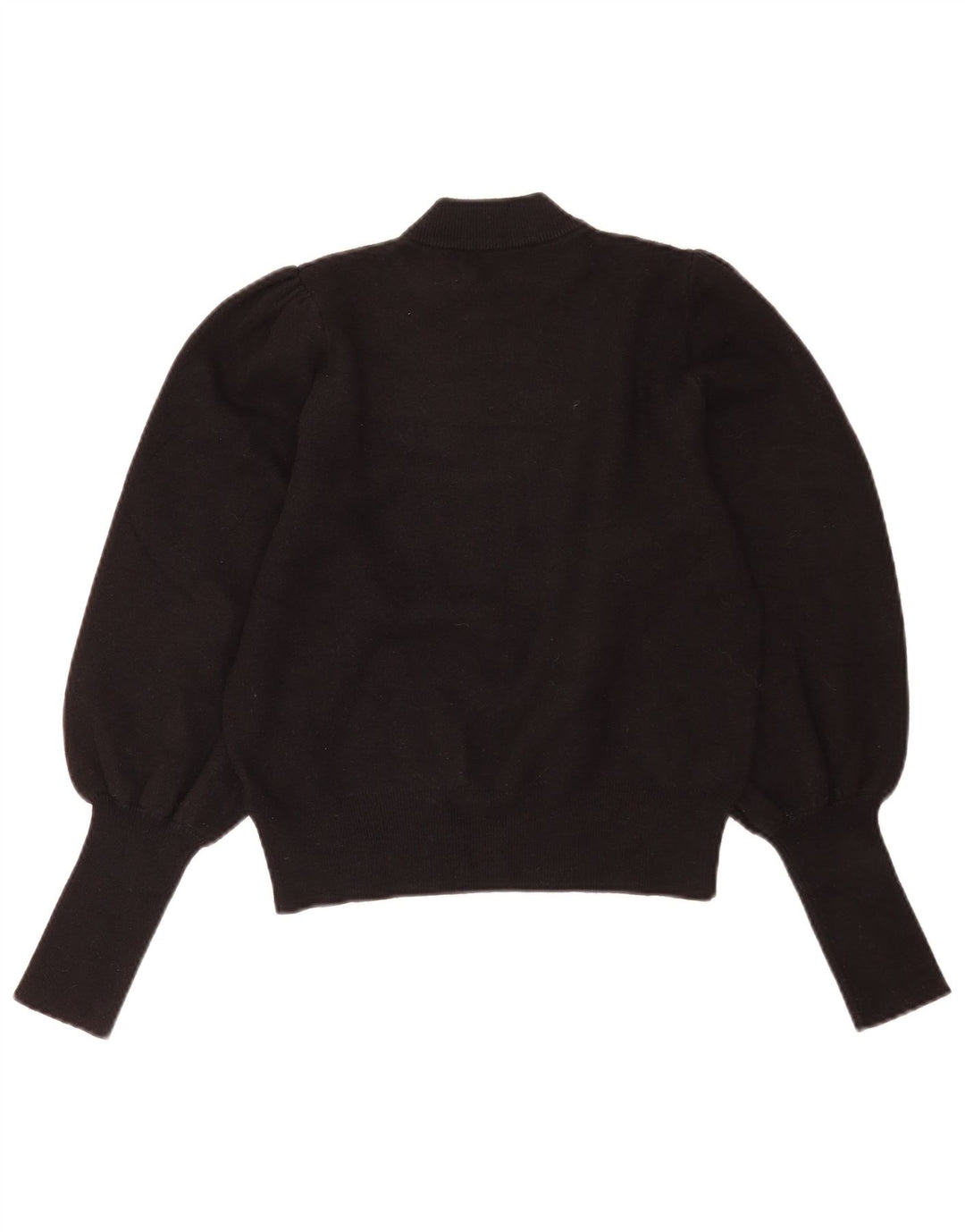 Maglione maglione collo alto da donna Zara UK 12 medio nero