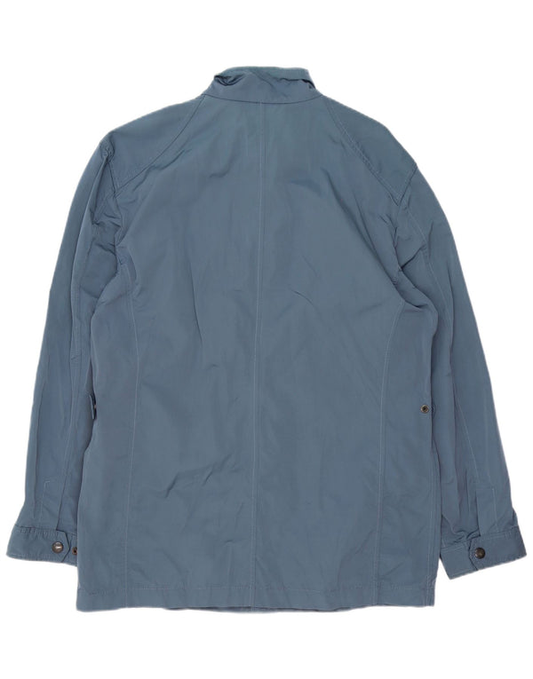 Fay Mens Utility Jacket UK 40 Large Navy Blue Polyester